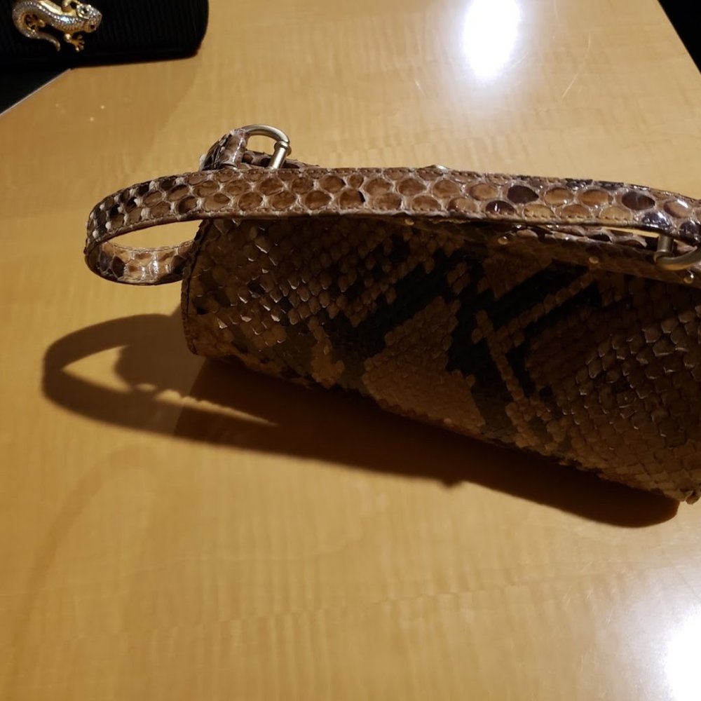 Barry kieselstein-cord snakeskin purse - Picture 4 of 9